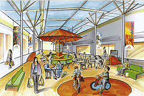 Referenzen Halle mit Bar